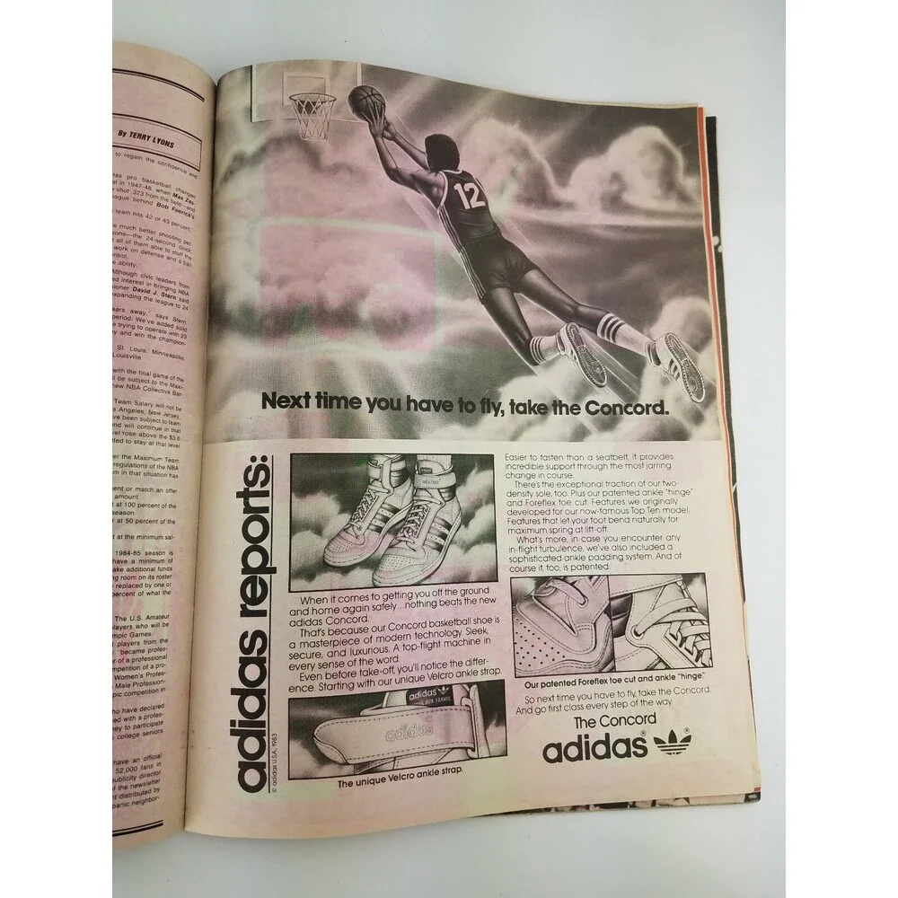 RARE 1984 NBA Today Newspaper Magazine Basketball CELTICS Red Auerbach VTG 80s